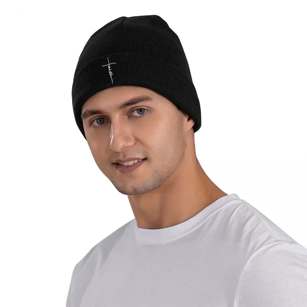 Christian Jesus Faith Cross Knit Hat